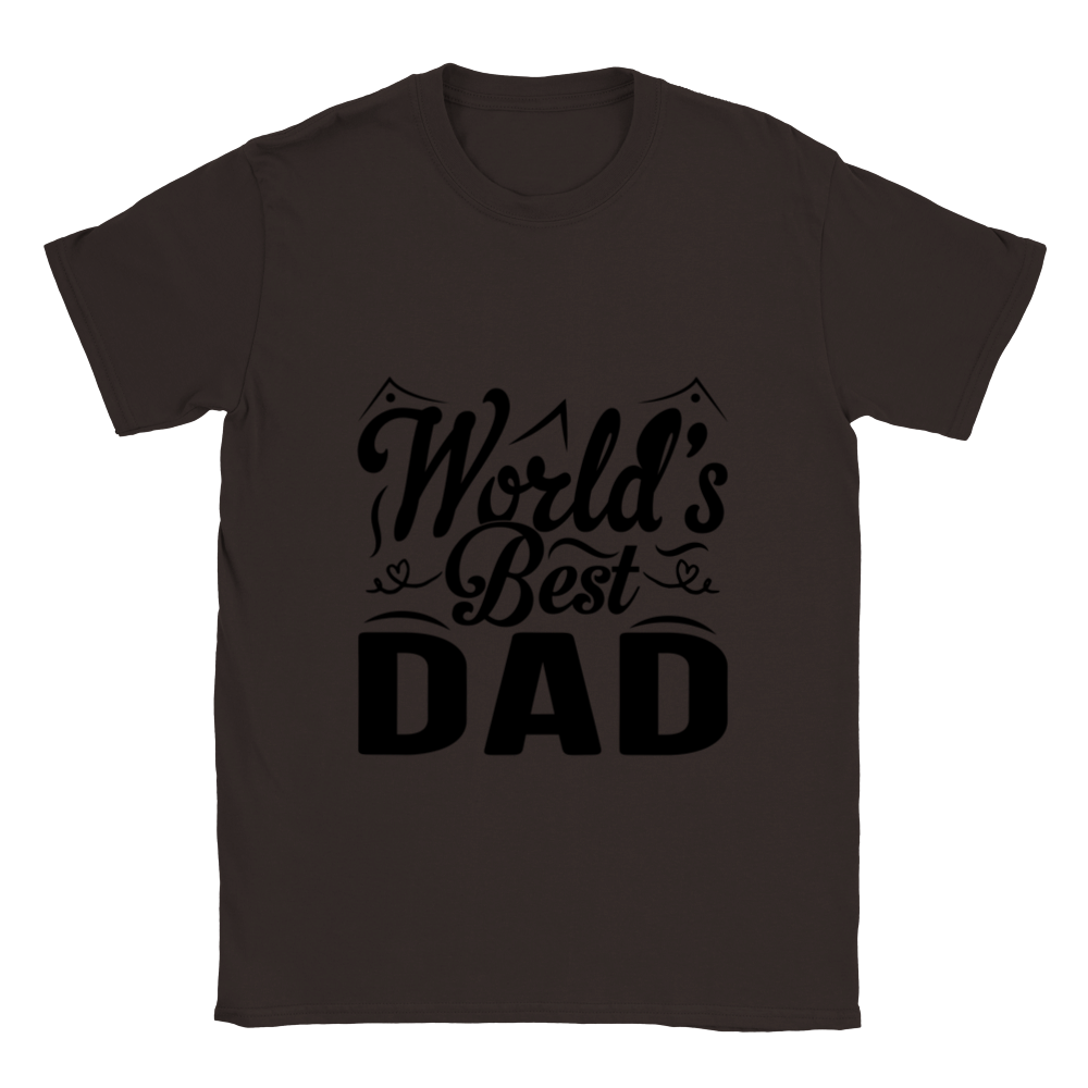 Worlds Best Dad Classic Unisex Crewneck T-shirt
