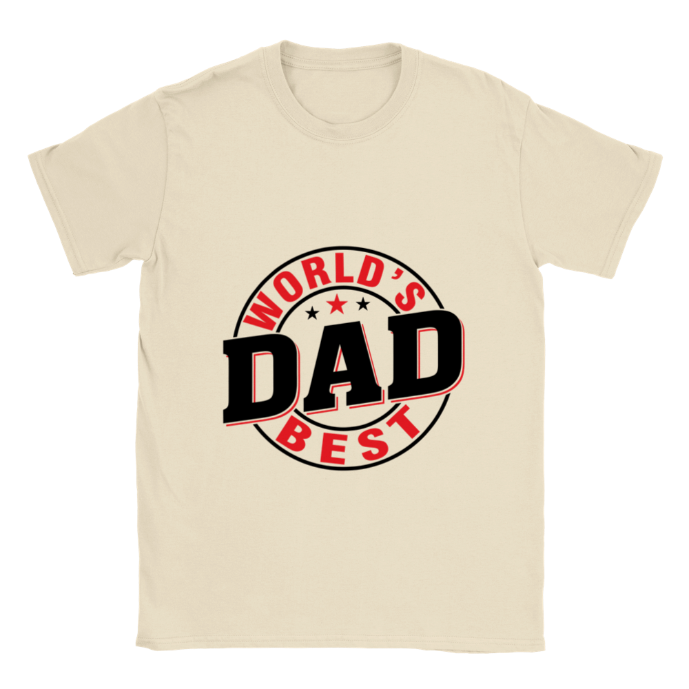 Worlds Best Dad Classic Unisex Crewneck T-shirt