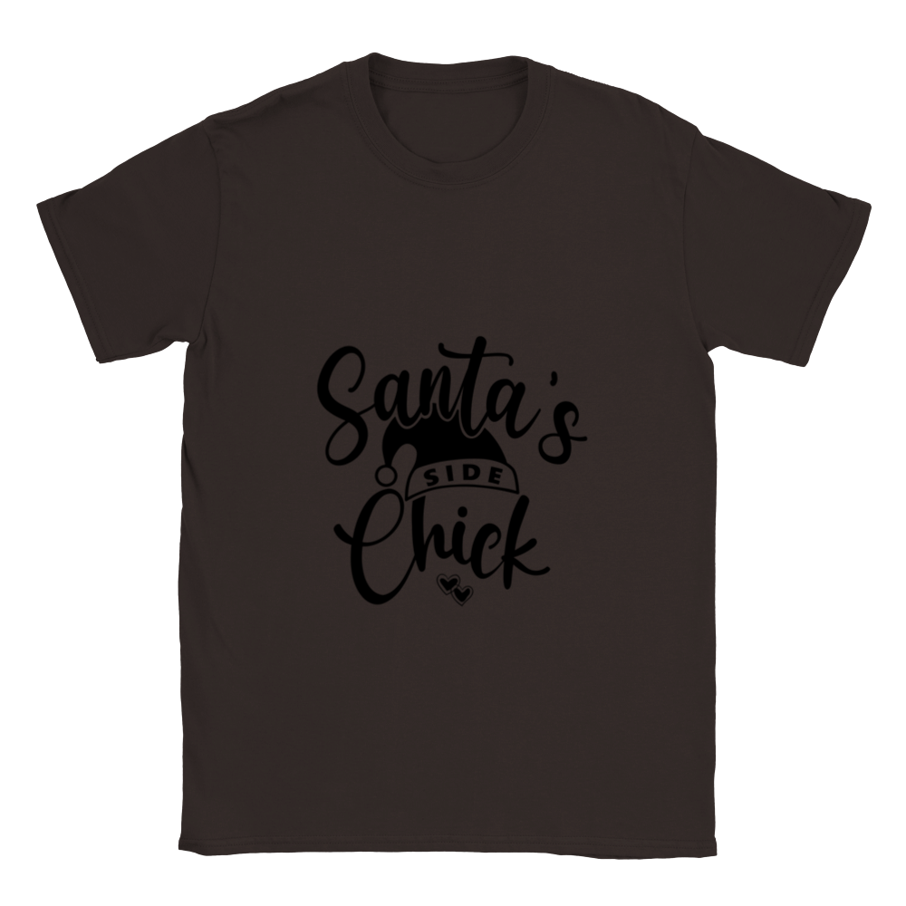 Santas Side Chick Classic Unisex Crewneck T-shirt
