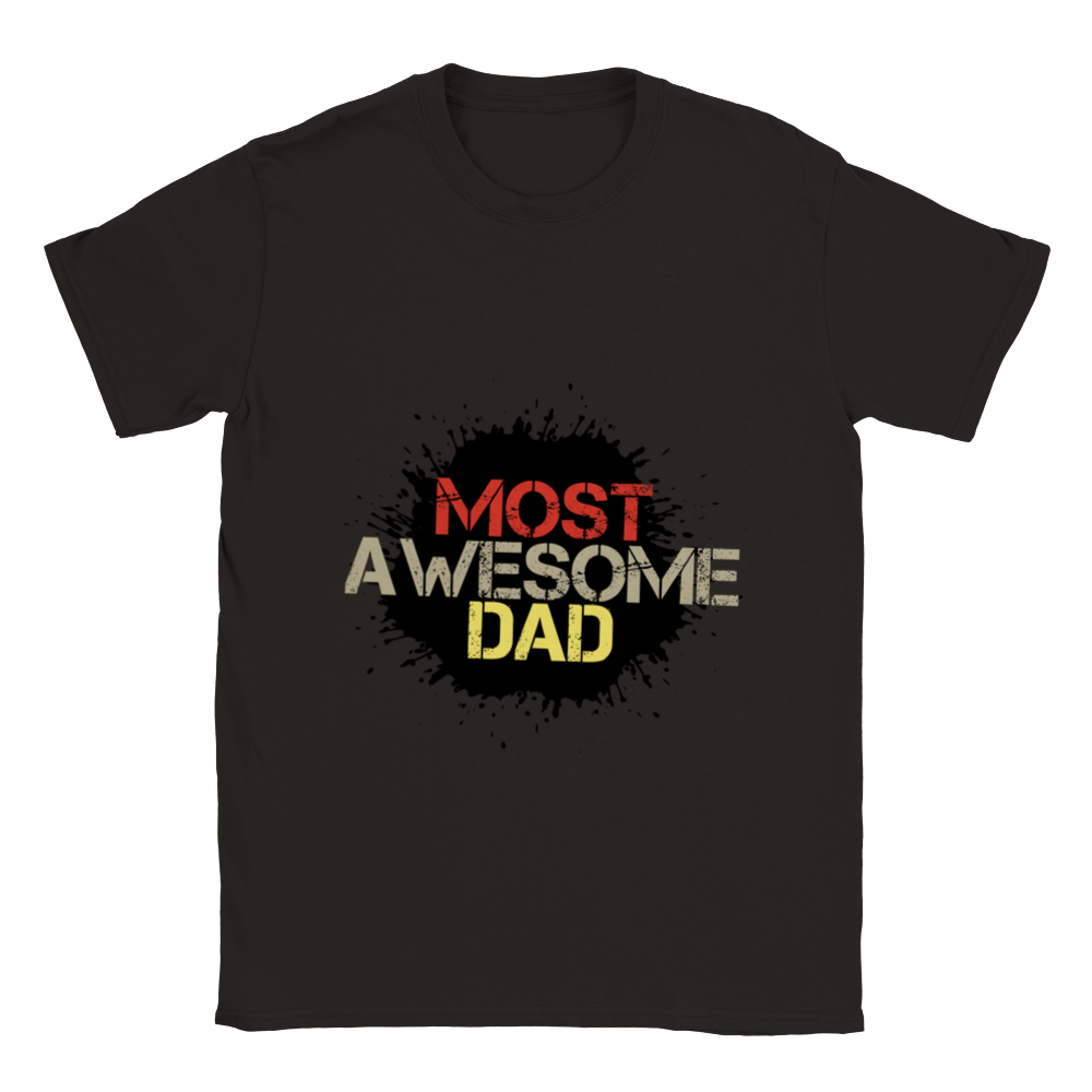 Most Awesome Dad Classic Unisex Crewneck T-shirt