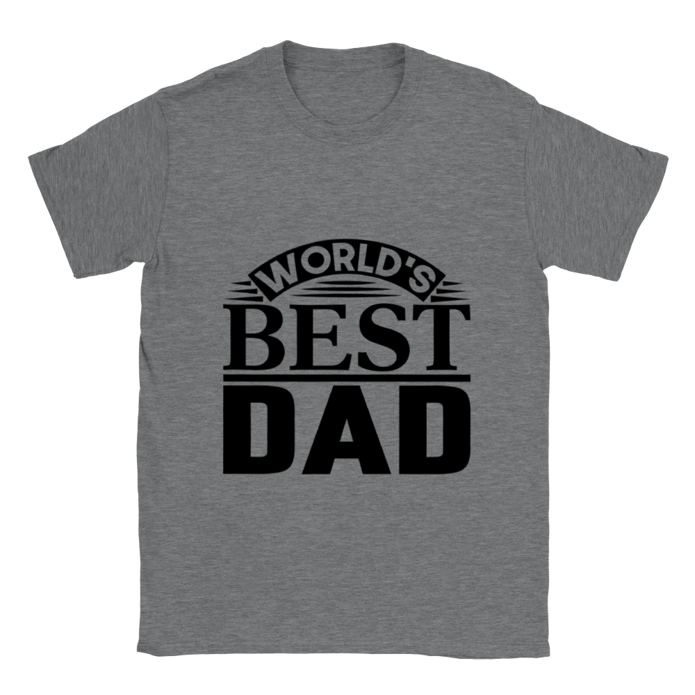 Worlds Best Dad Classic Unisex Crewneck T-shirt