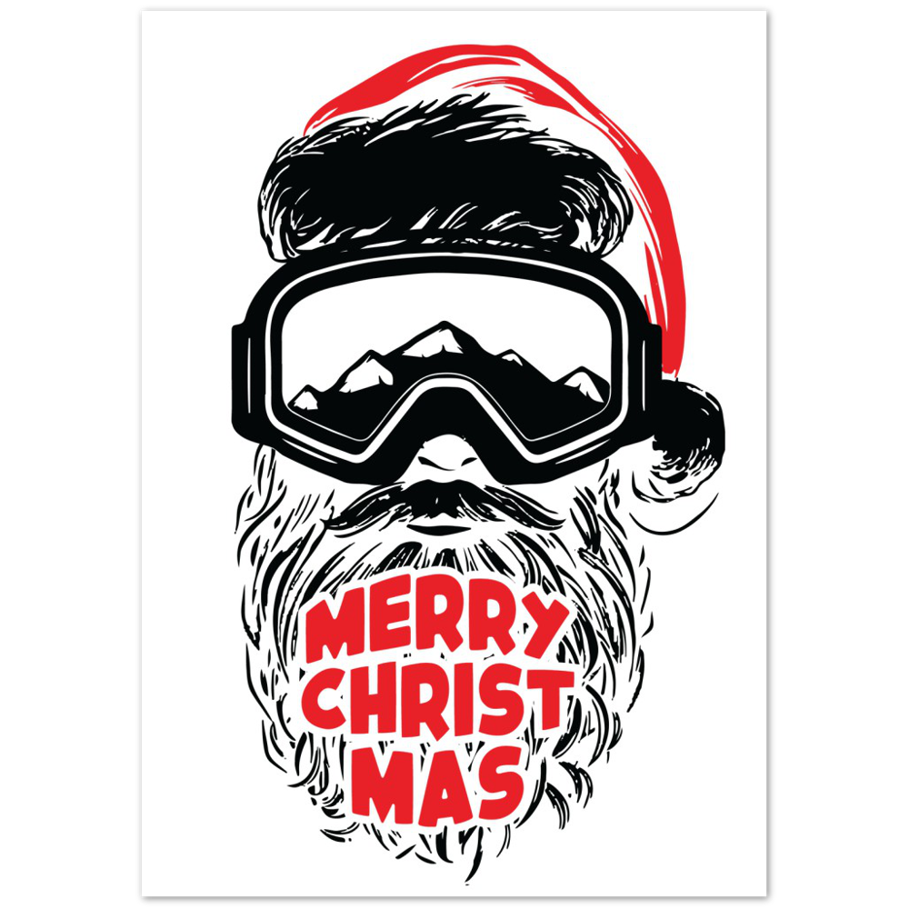 Merry Christmas Premium Matte Paper Poster
