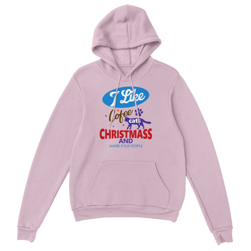 I Like Coffee Cats Christmas Classic Unisex Pullover Hoodie