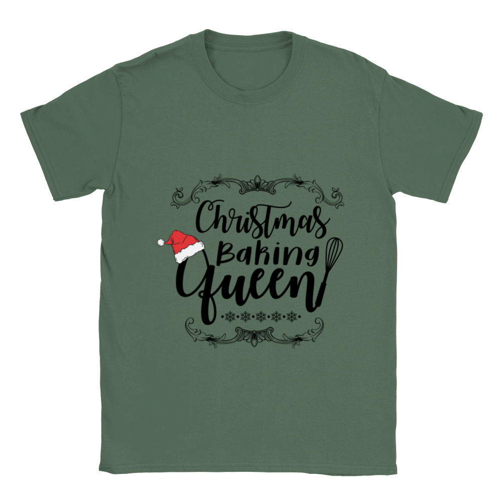 Christmass Baking Queen Classic Unisex Crewneck T-shirt