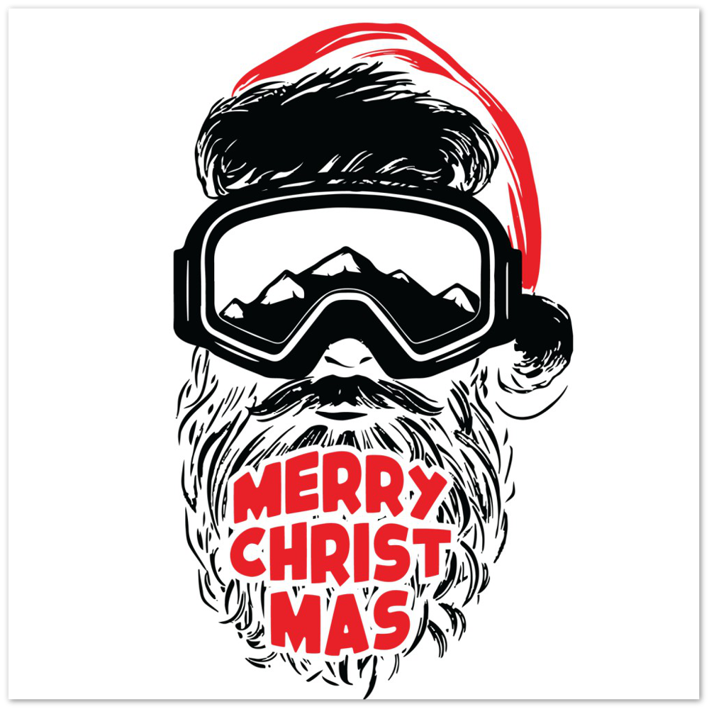 Merry Christmas Premium Matte Paper Poster