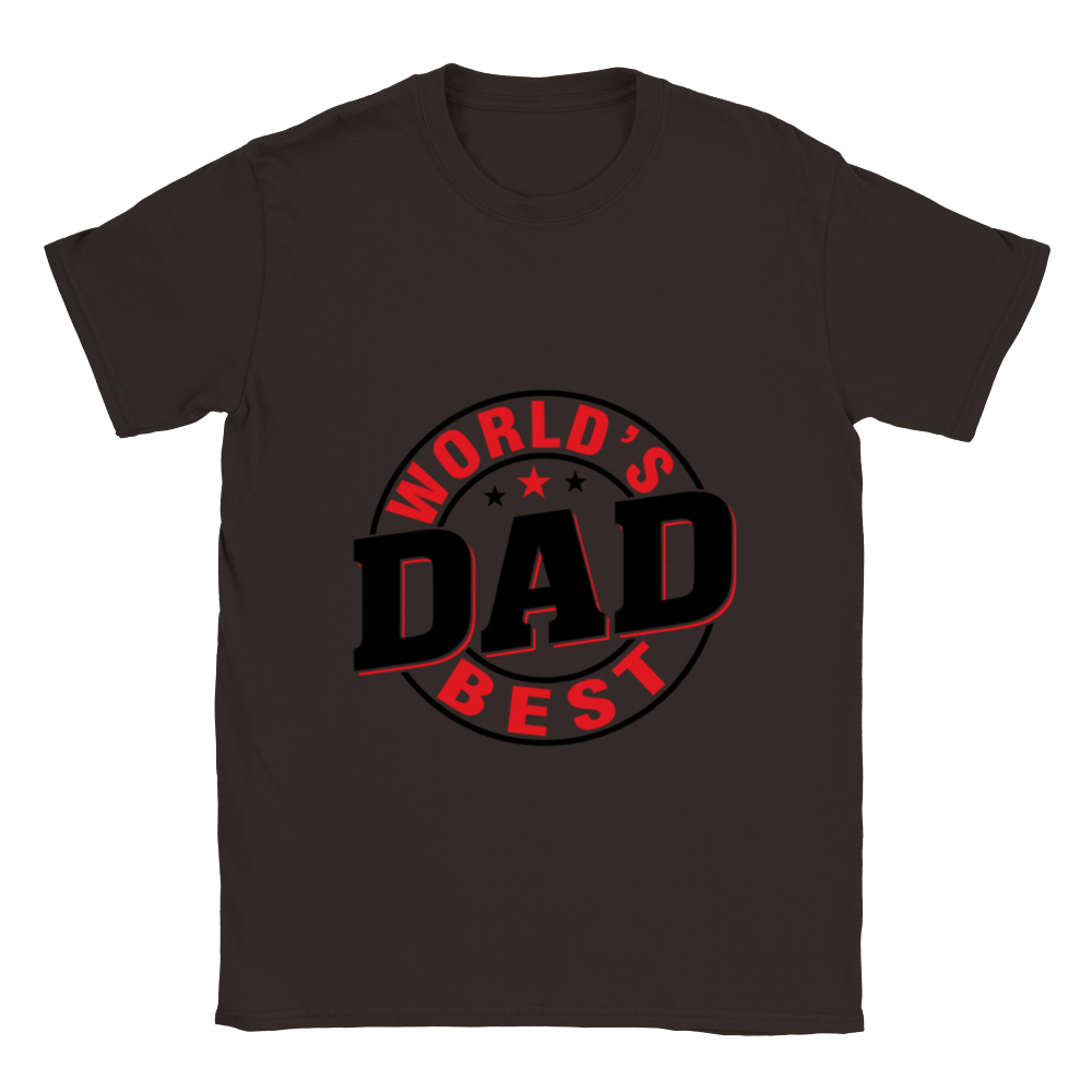 Worlds Best Dad Classic Unisex Crewneck T-shirt