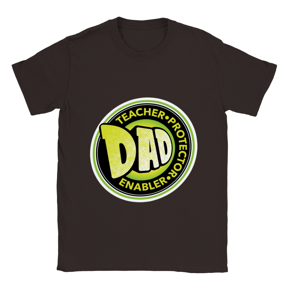 Dad Protector Enabler Teacher Classic Unisex Crewneck T-shirt
