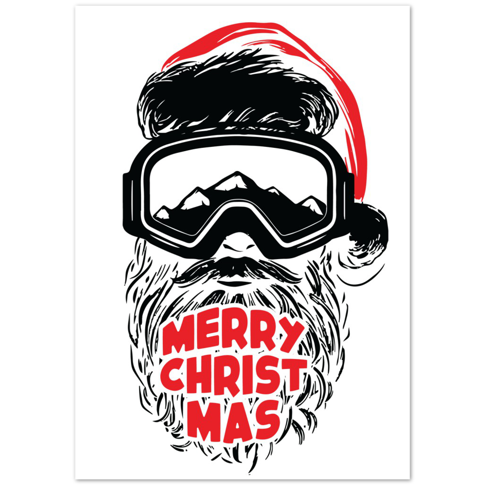 Merry Christmas Premium Matte Paper Poster