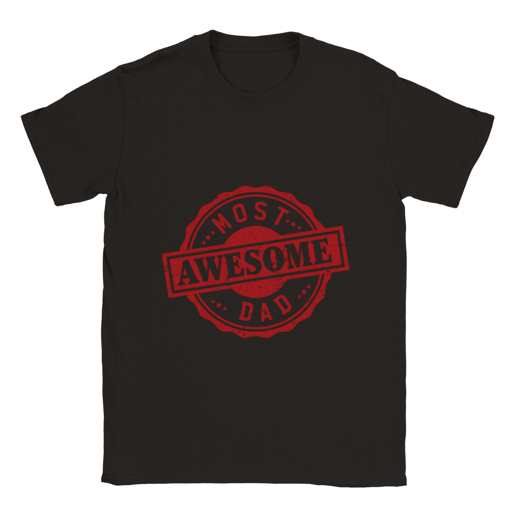 Most Awesome Dad Classic Unisex Crewneck T-shirt