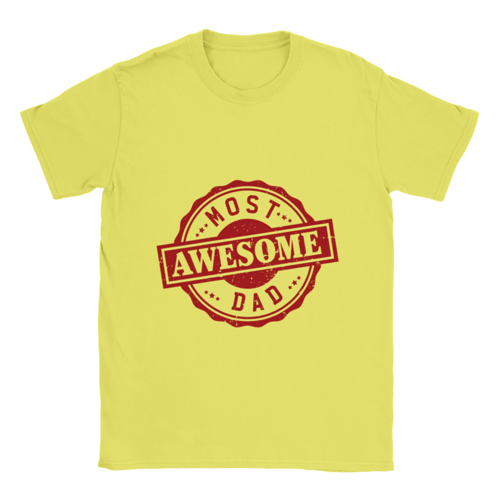 Most Awesome Dad Classic Unisex Crewneck T-shirt