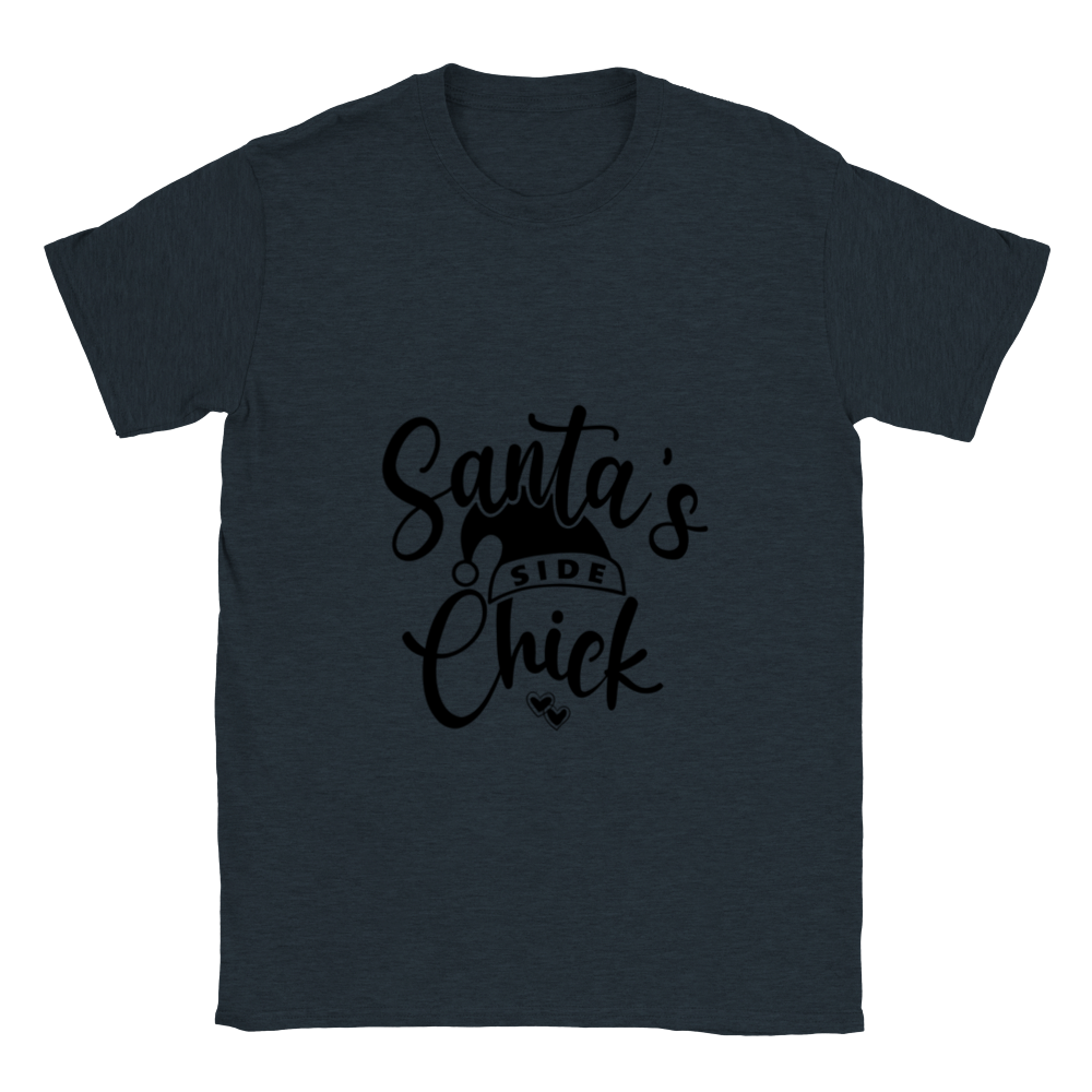 Santas Side Chick Classic Unisex Crewneck T-shirt