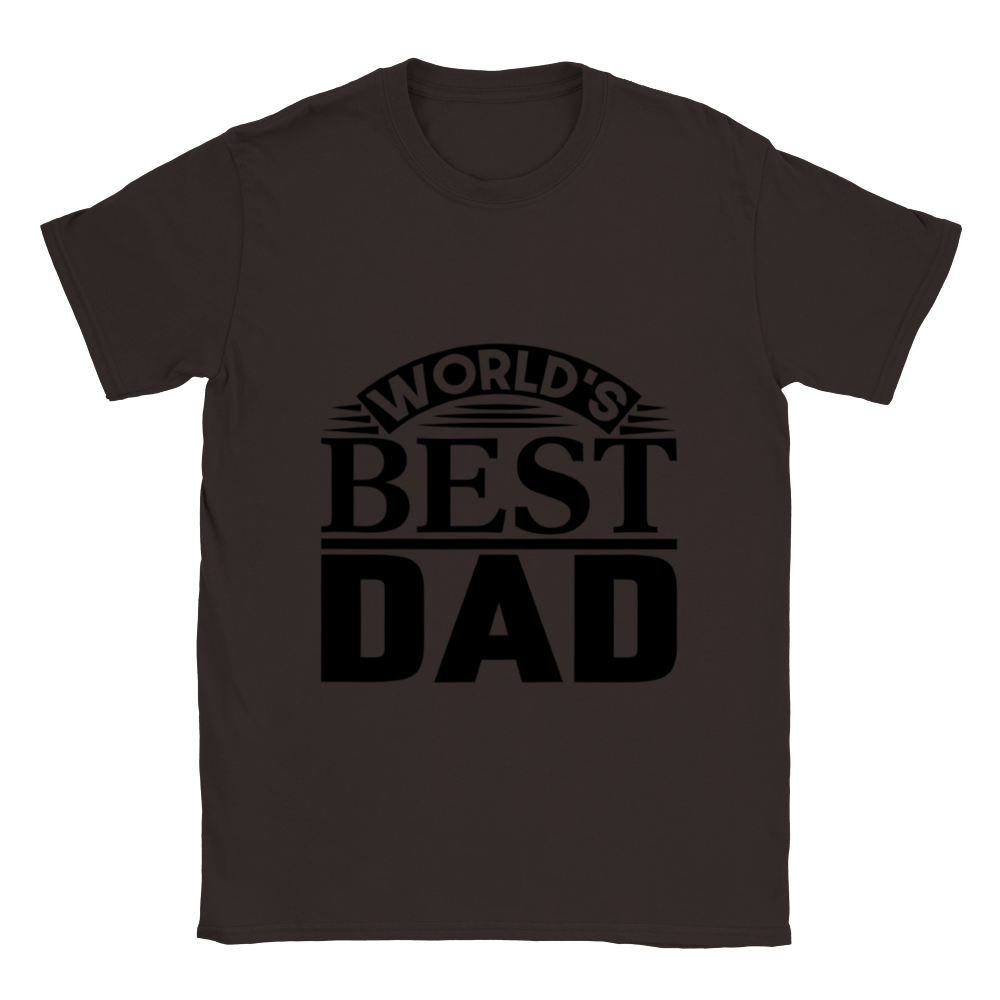 Worlds Best Dad Classic Unisex Crewneck T-shirt