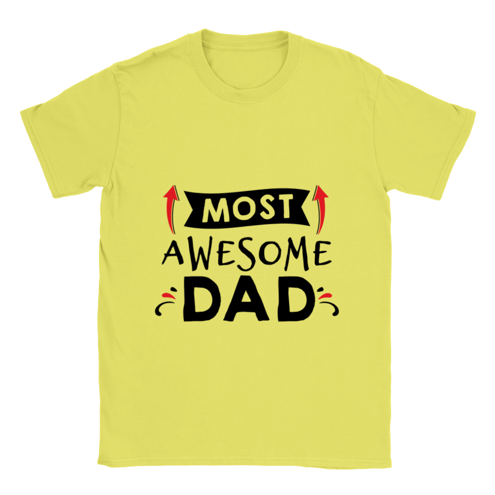 Most Awesome Dad Unisex Crewneck T-shirt