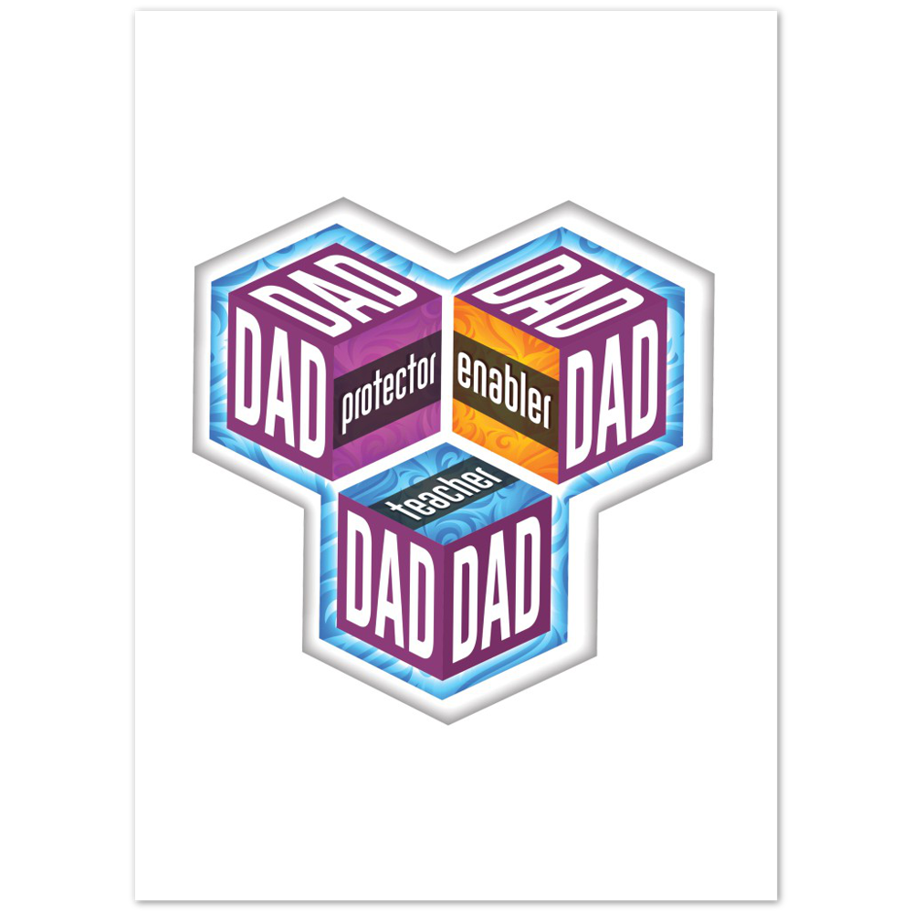 Dad Protector Enabler Teacher Premium Matte Paper Poster