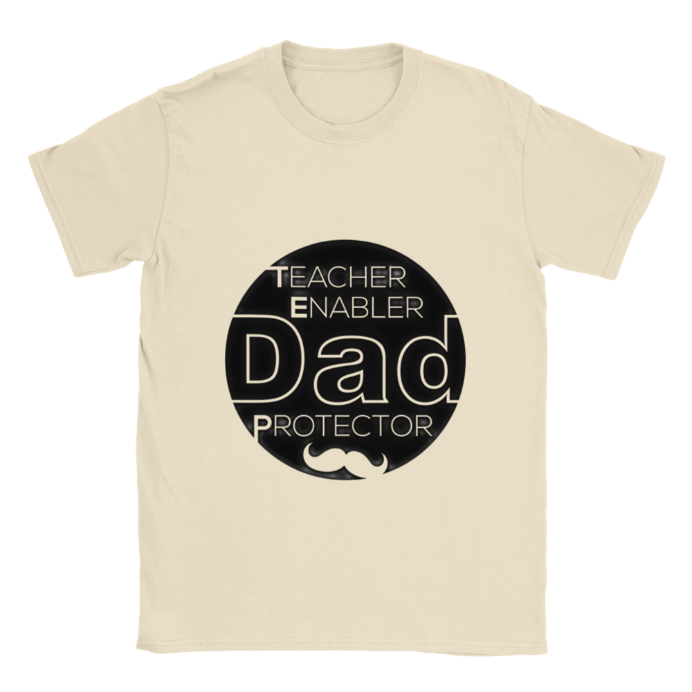 Dad Protector Enabler Teacher Classic Unisex Crewneck T-shirt