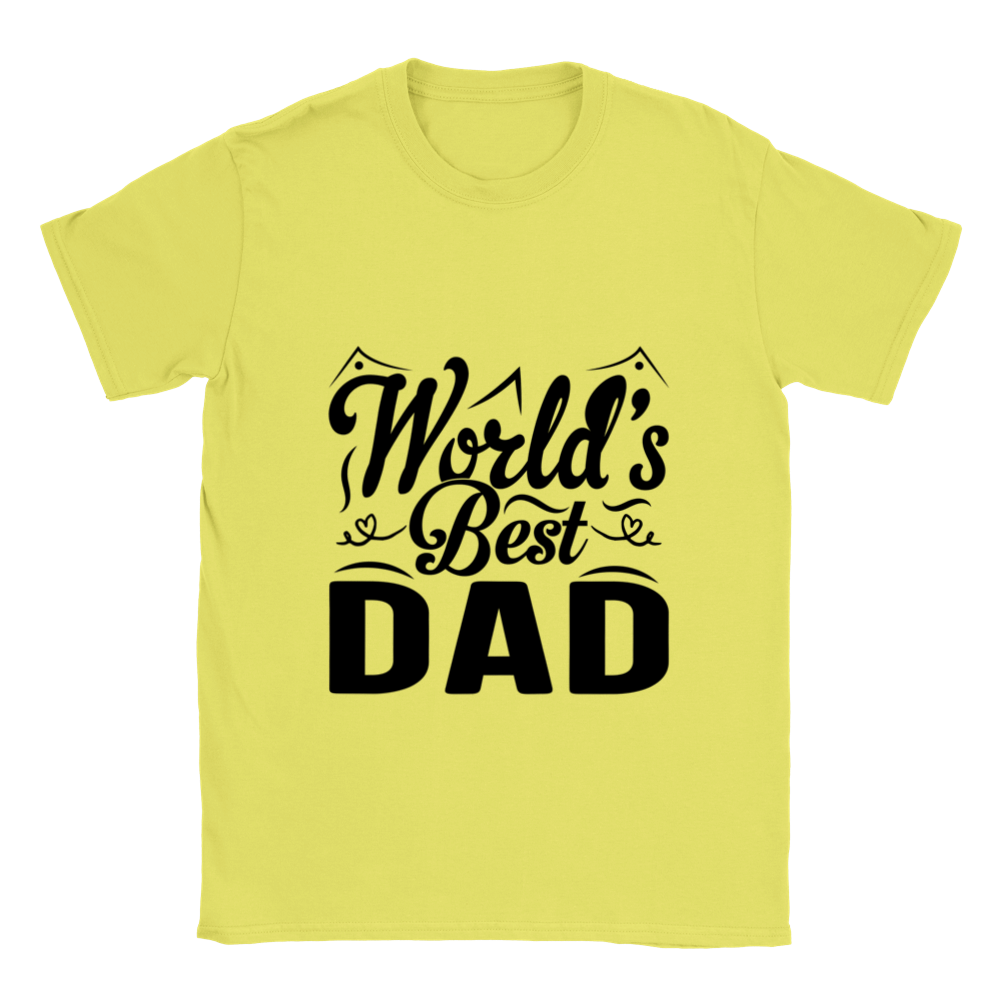 Worlds Best Dad Classic Unisex Crewneck T-shirt