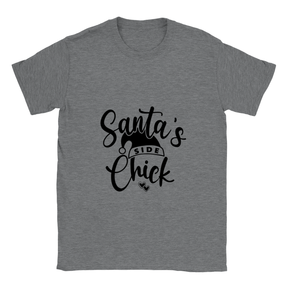 Santas Side Chick Classic Unisex Crewneck T-shirt