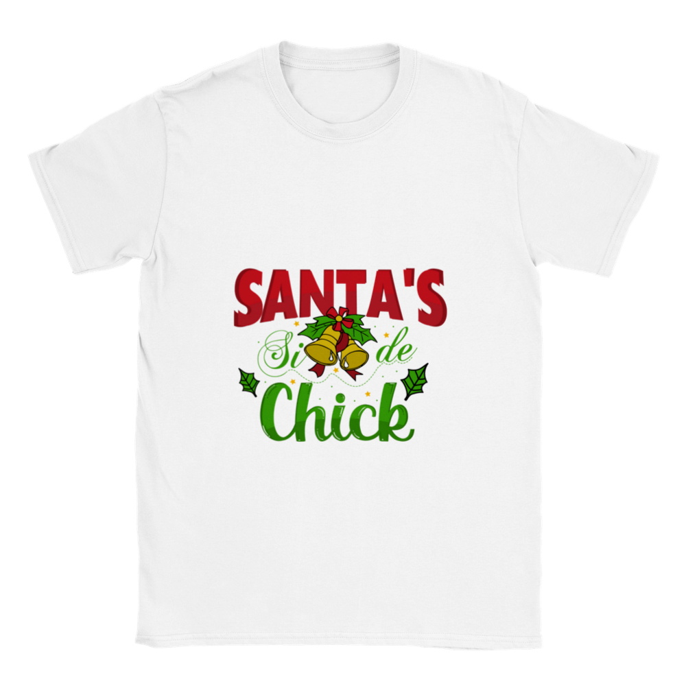 Santas Side Chick Classic Unisex Crewneck T-shirt
