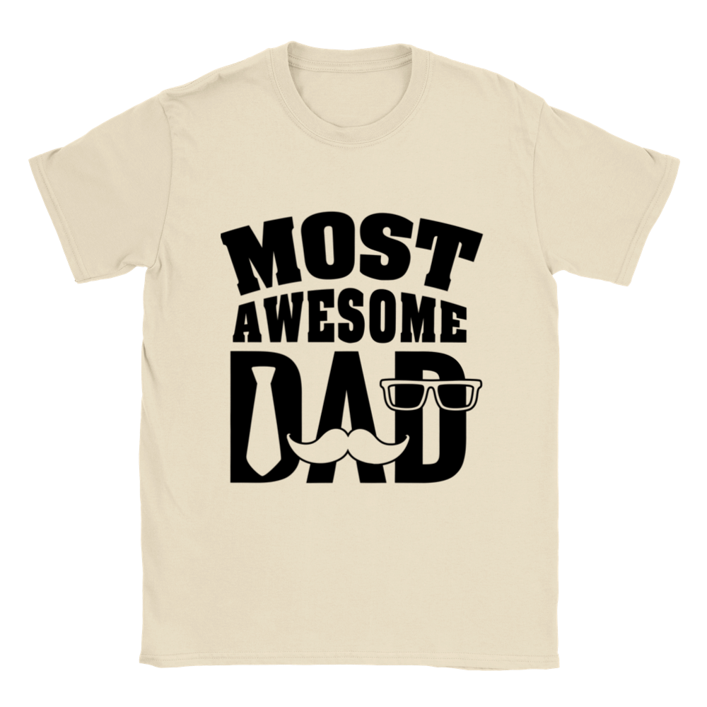 Most Awesome Dad Classic Unisex Crewneck T-shirt