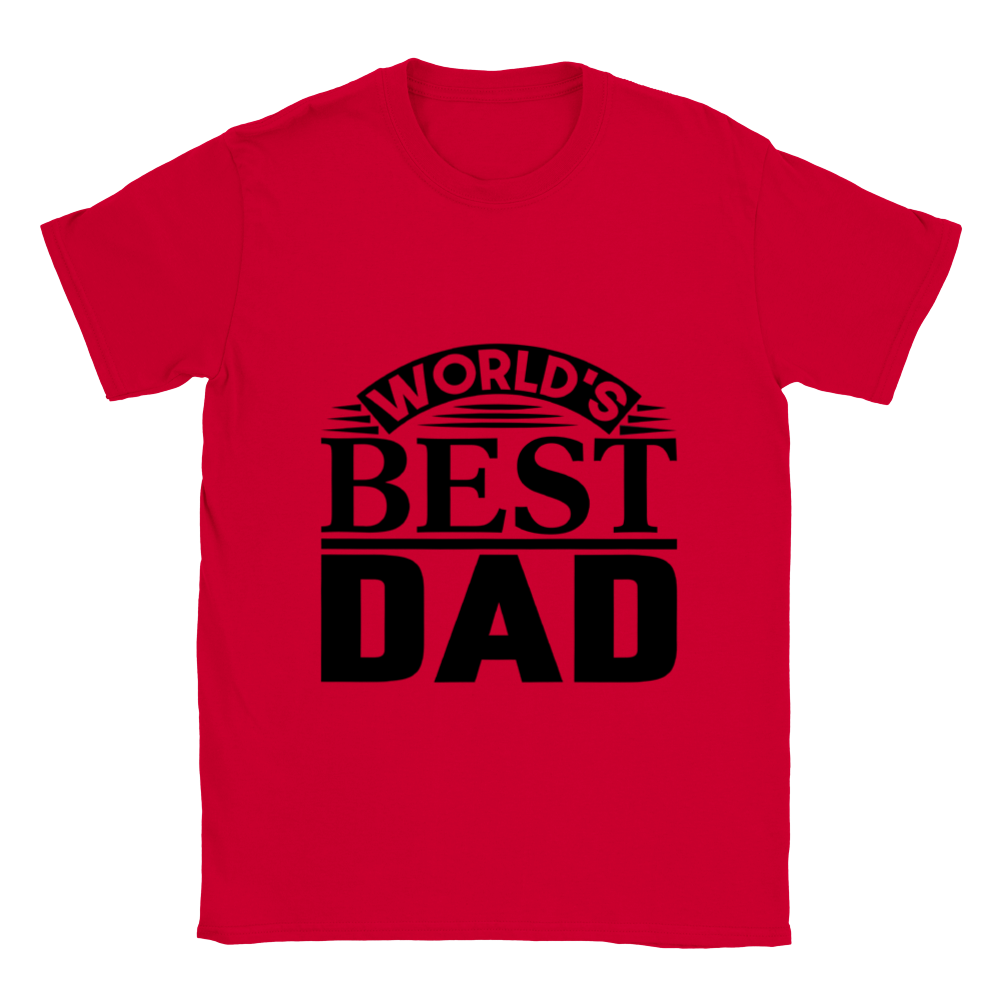 Worlds Best Dad Classic Unisex Crewneck T-shirt