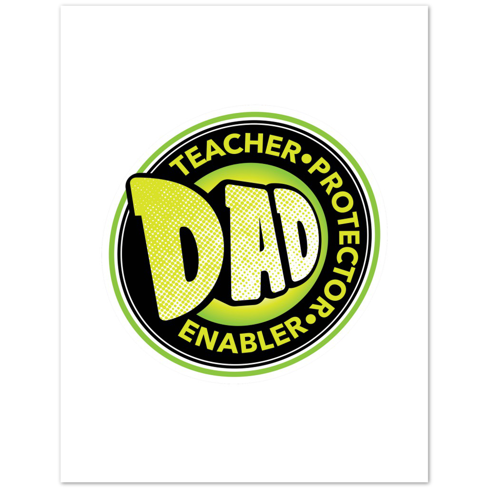 Dad Protector Enabler Teacher Premium Matte Paper Poster