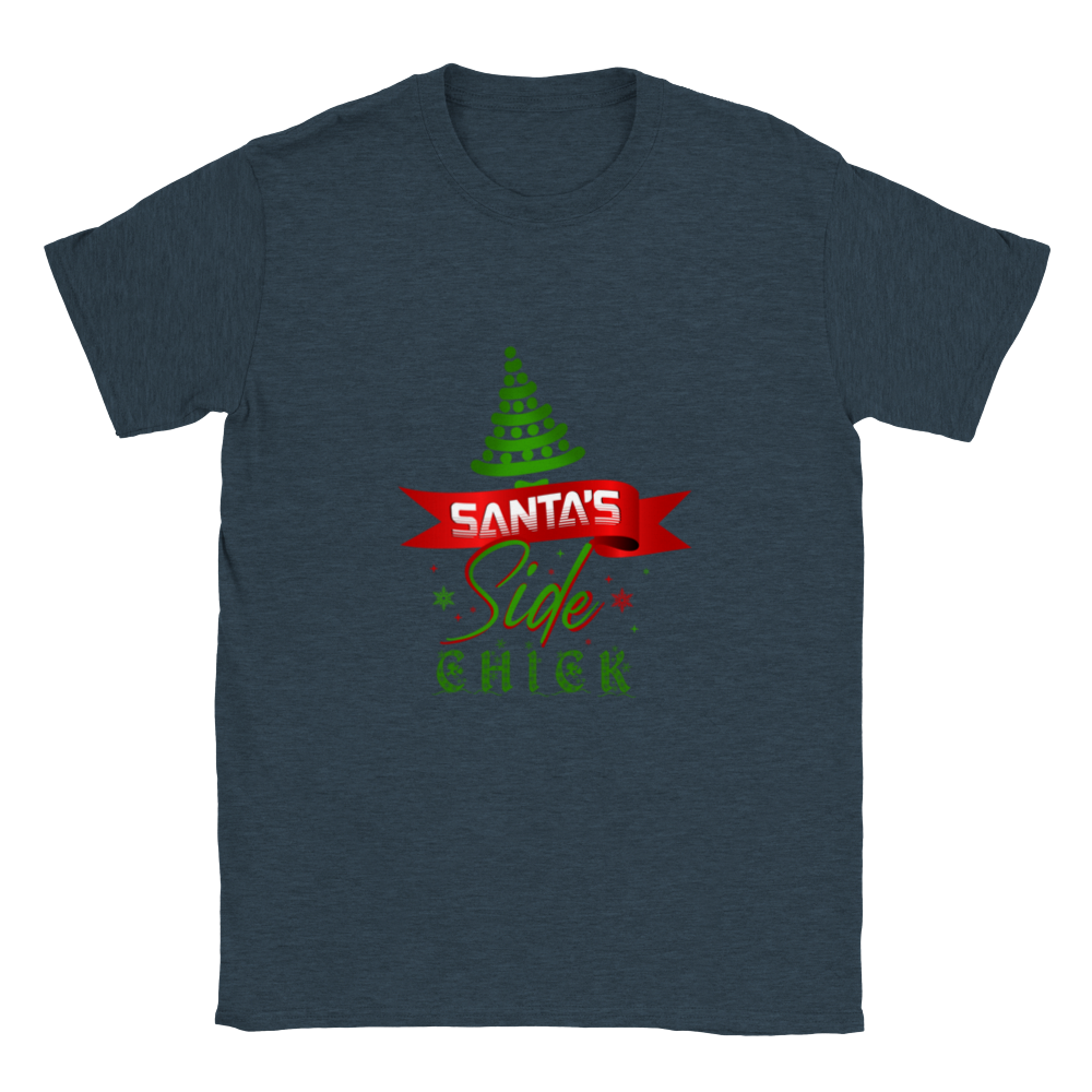 Santas Side Chick Classic Unisex Crewneck T-shirt