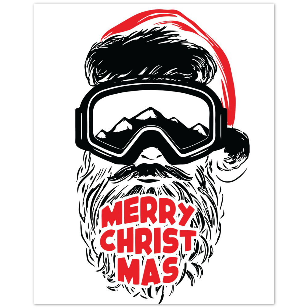 Merry Christmas Premium Matte Paper Poster