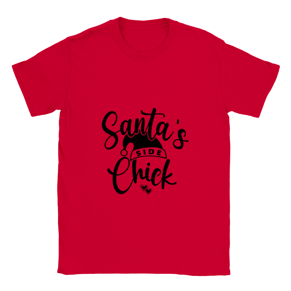Santas Side Chick Classic Unisex Crewneck T-shirt