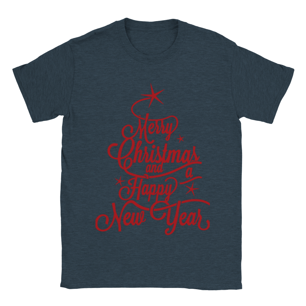 Merry Christmass & Happy New Year Classic Unisex Crewneck T-shirt