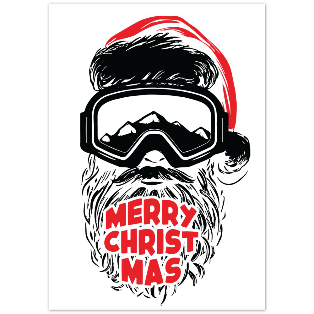 Merry Christmas Premium Matte Paper Poster