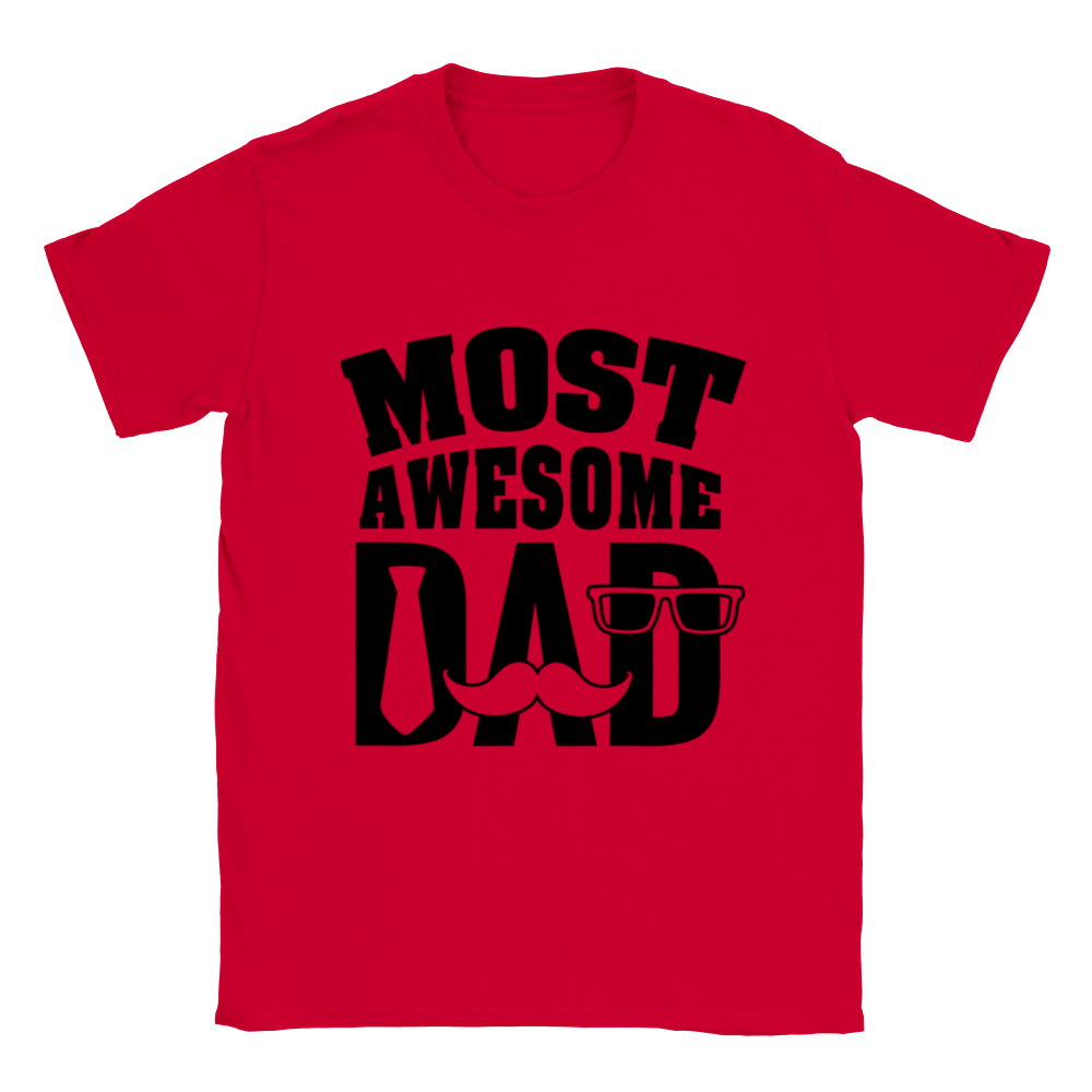 Most Awesome Dad Classic Unisex Crewneck T-shirt
