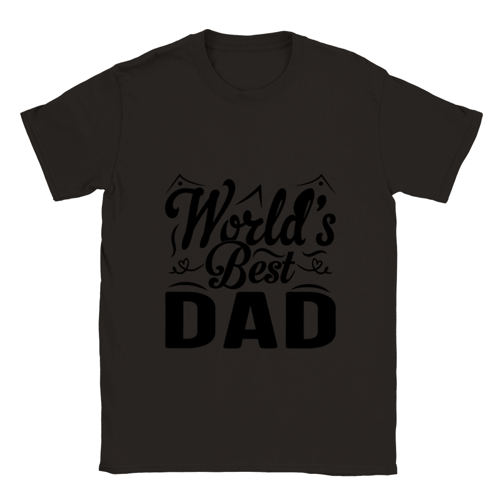 Worlds Best Dad Classic Unisex Crewneck T-shirt