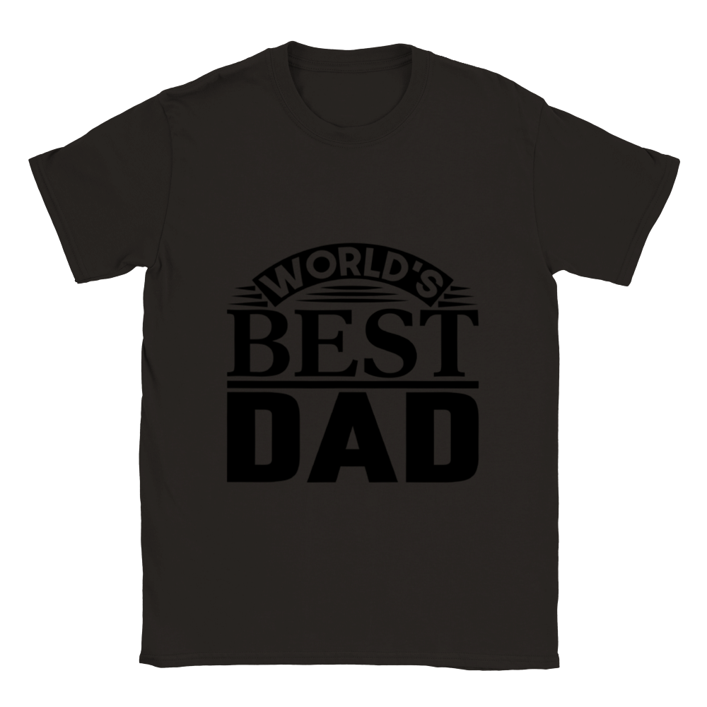 Worlds Best Dad Classic Unisex Crewneck T-shirt