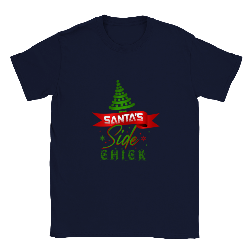 Santas Side Chick Classic Unisex Crewneck T-shirt