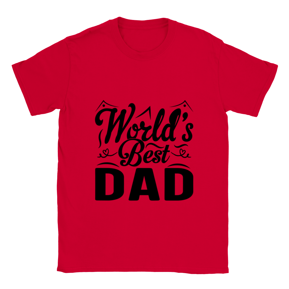 Worlds Best Dad Classic Unisex Crewneck T-shirt
