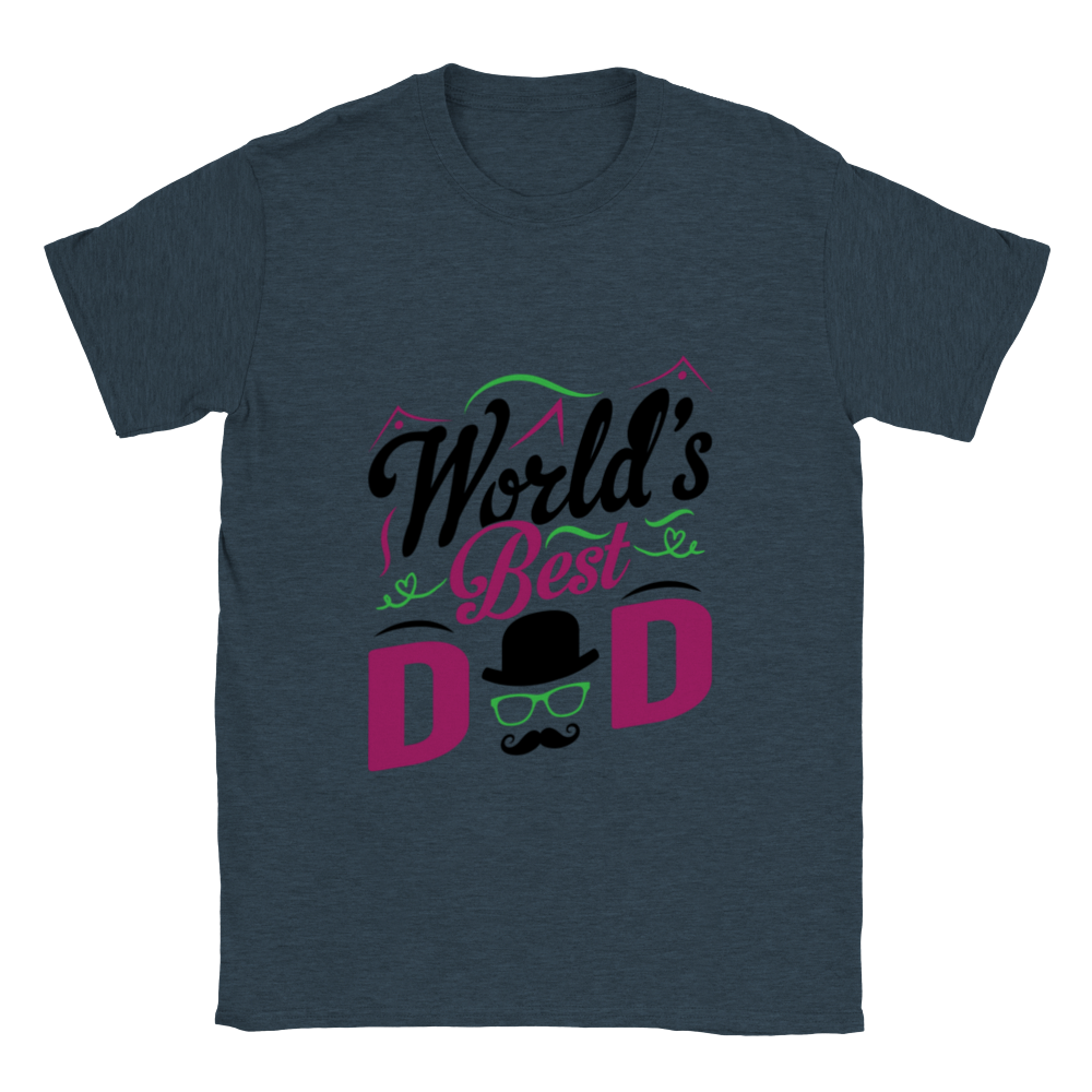 Worlds Best Dad Classic Unisex Crewneck T-shirt