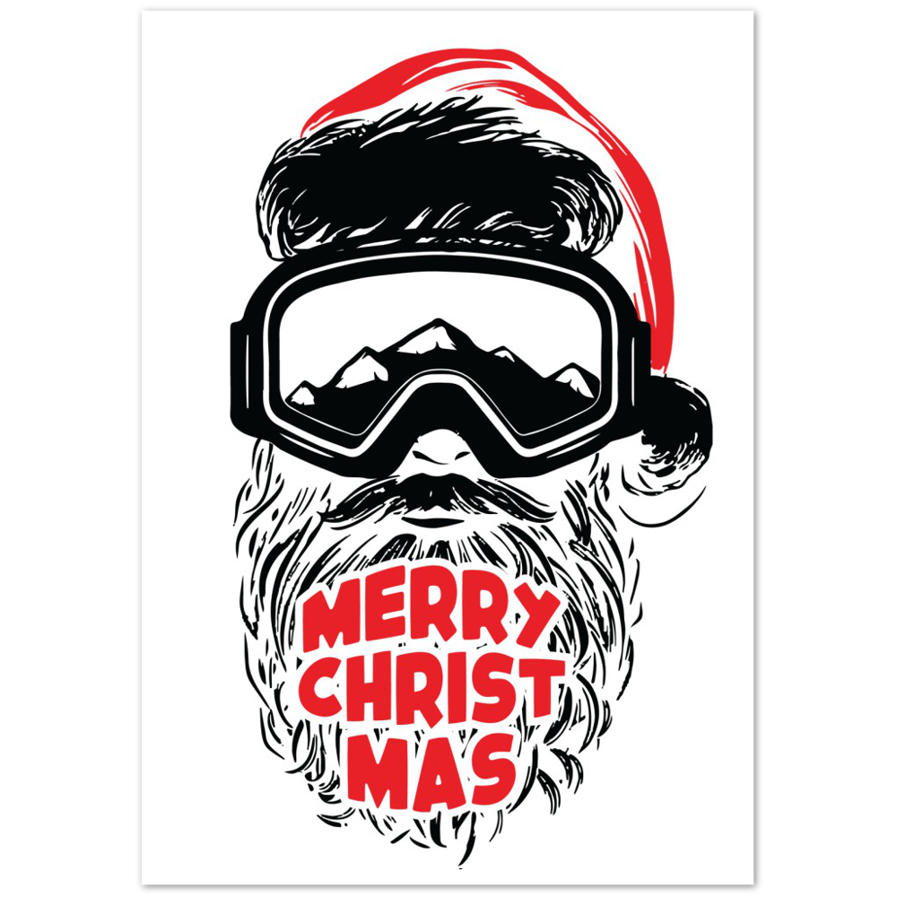 Merry Christmas Premium Matte Paper Poster