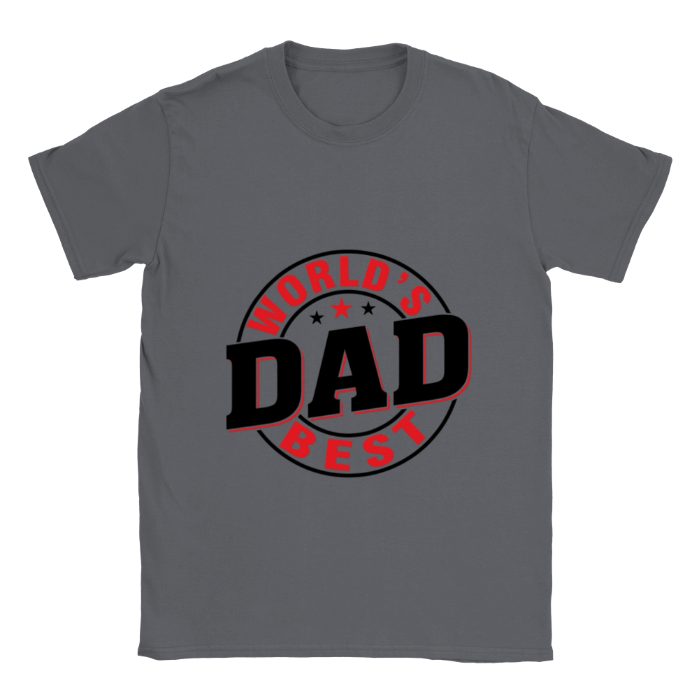 Worlds Best Dad Classic Unisex Crewneck T-shirt