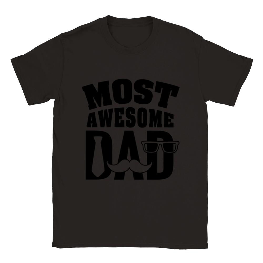Most Awesome Dad Classic Unisex Crewneck T-shirt