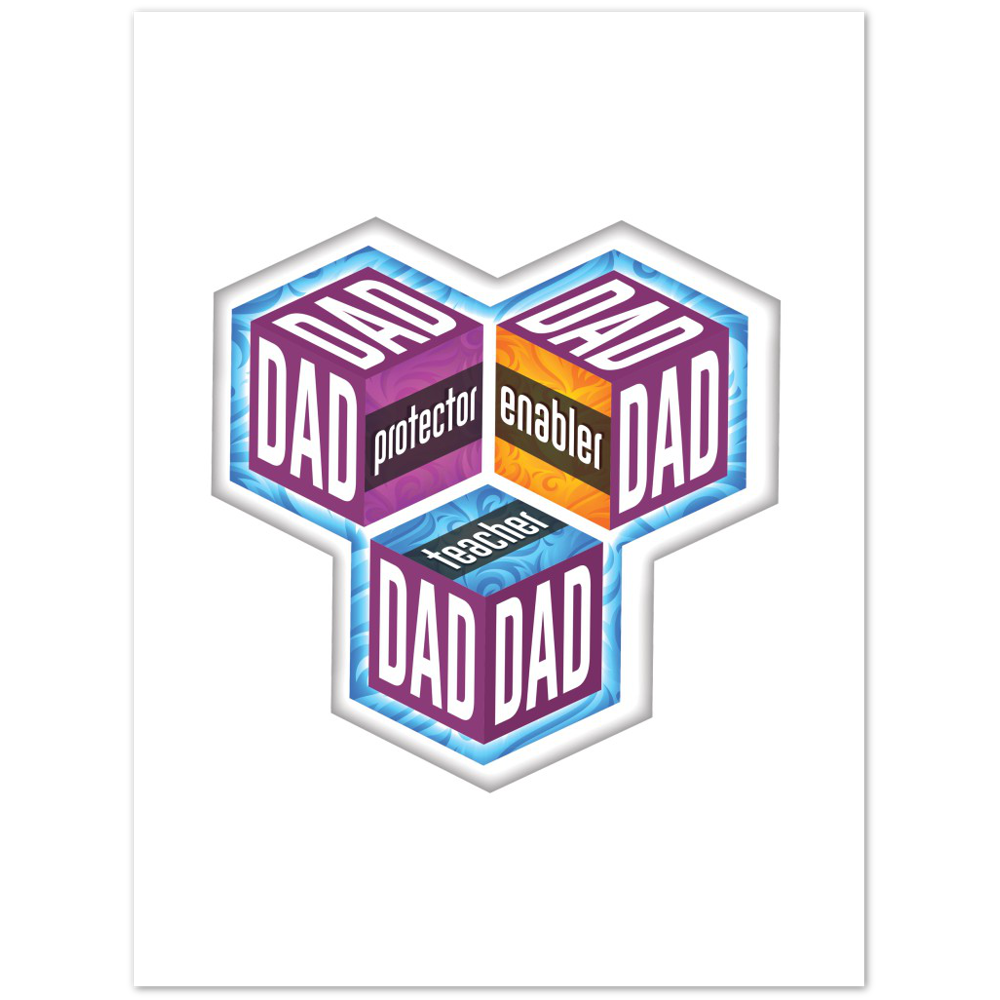 Dad Protector Enabler Teacher Premium Matte Paper Poster