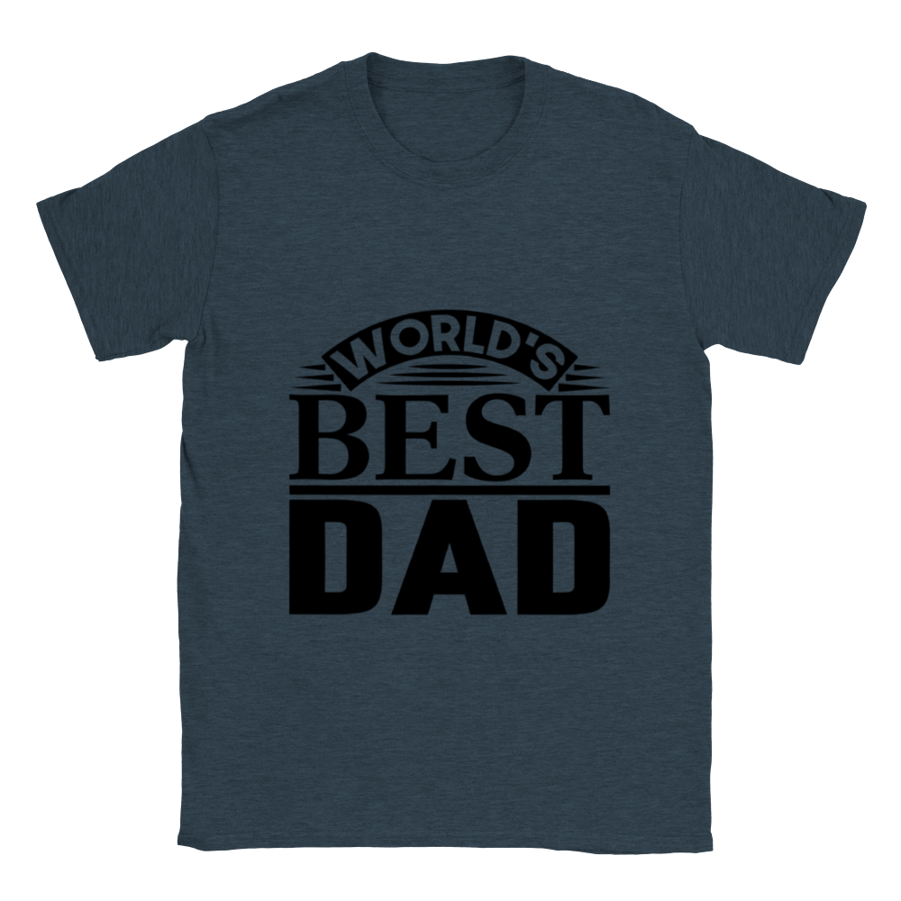 Worlds Best Dad Classic Unisex Crewneck T-shirt