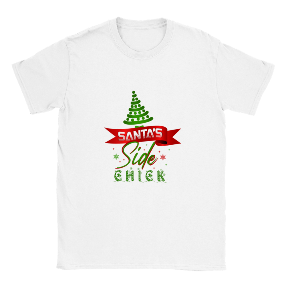 Santas Side Chick Classic Unisex Crewneck T-shirt