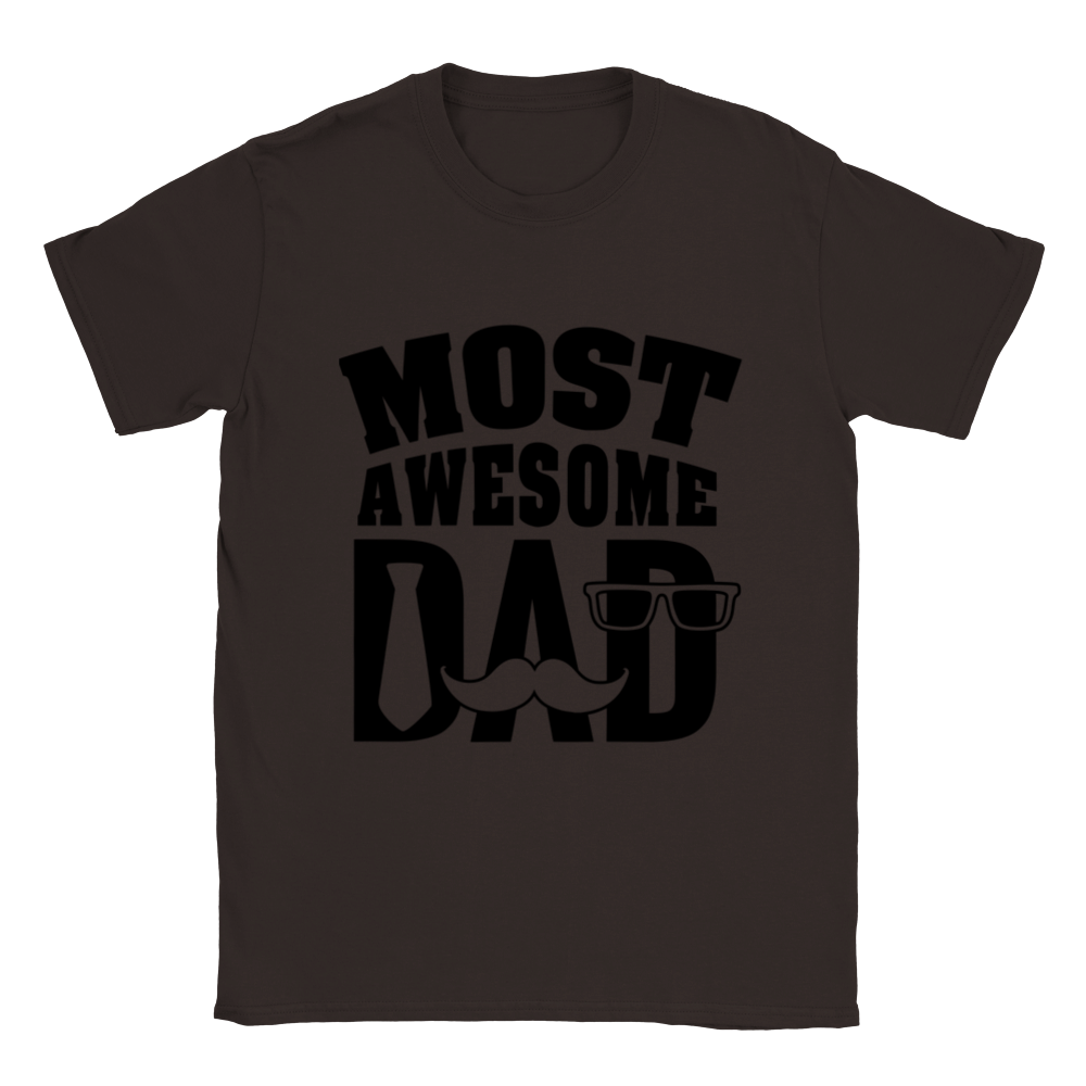 Most Awesome Dad Classic Unisex Crewneck T-shirt