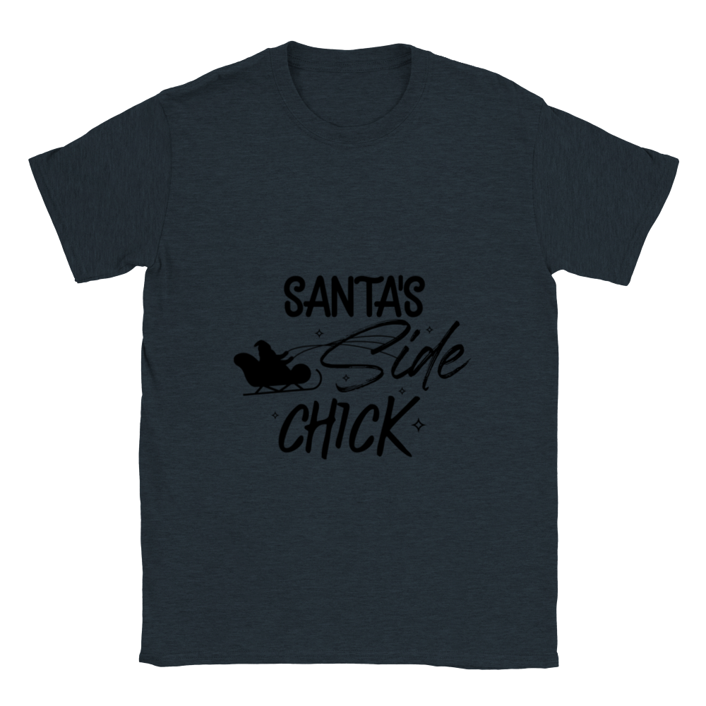 Santas Side Chick Classic Unisex Crewneck T-shirt