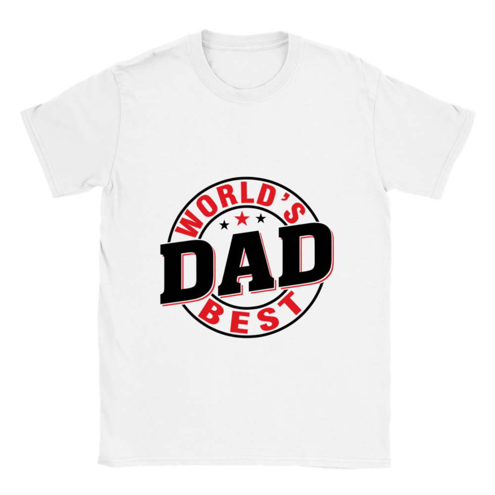 Worlds Best Dad Classic Unisex Crewneck T-shirt