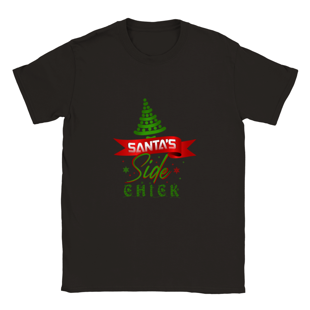 Santas Side Chick Classic Unisex Crewneck T-shirt
