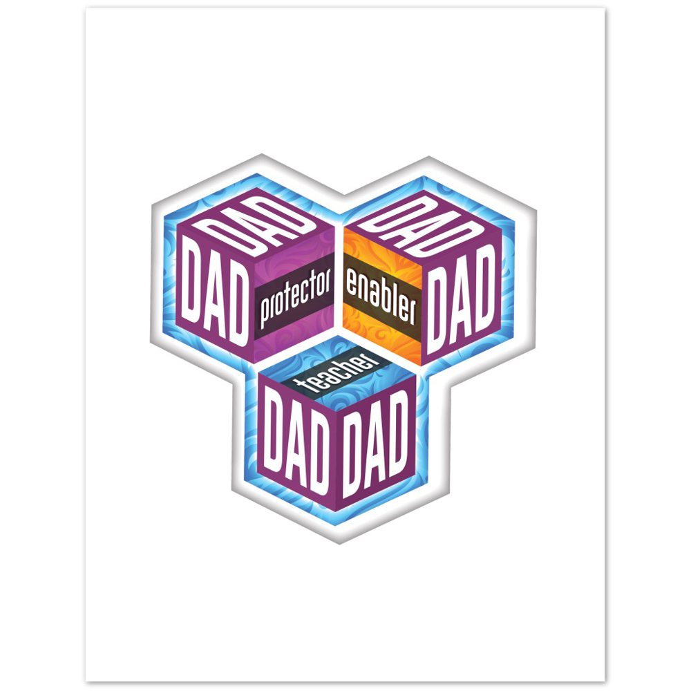Dad Protector Enabler Teacher Premium Matte Paper Poster