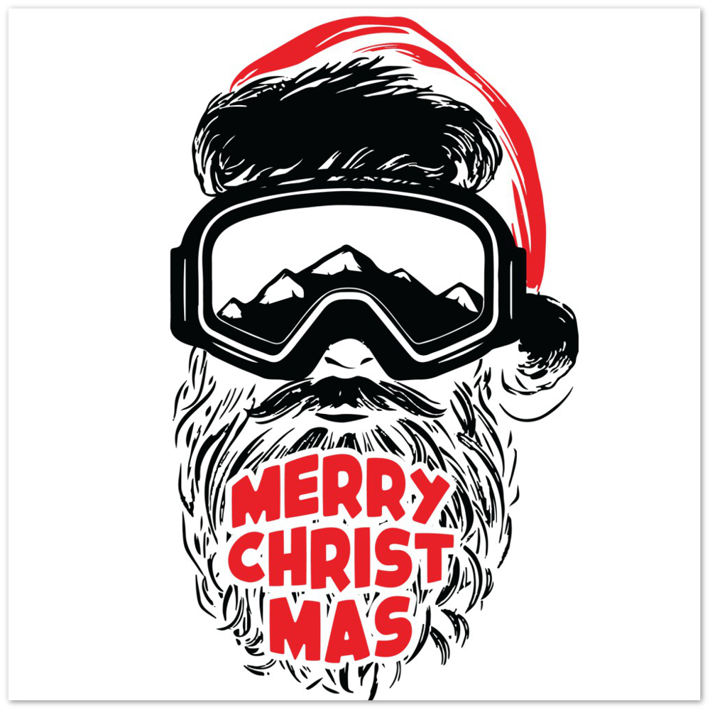 Merry Christmas Premium Matte Paper Poster
