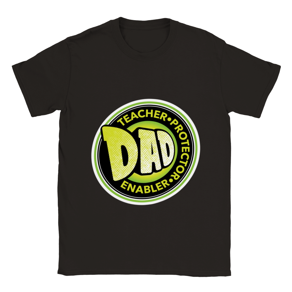 Dad Protector Enabler Teacher Classic Unisex Crewneck T-shirt