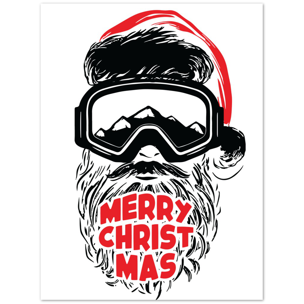 Merry Christmas Premium Matte Paper Poster